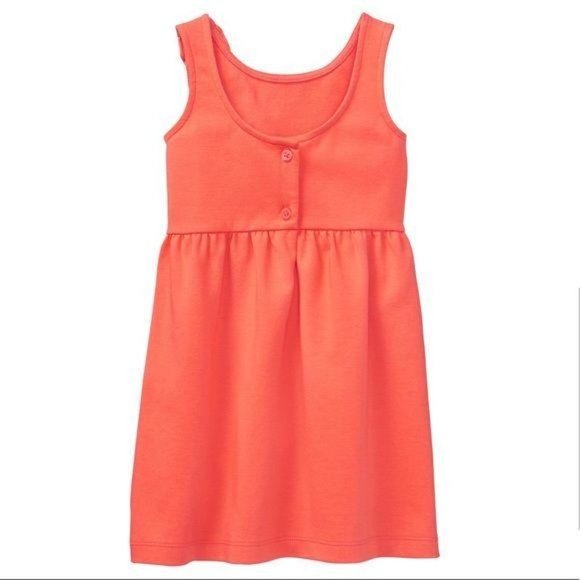 Janie & Jack Girls Persimmon Ruffle Ponte Dress 4 - Picture 2 of 11